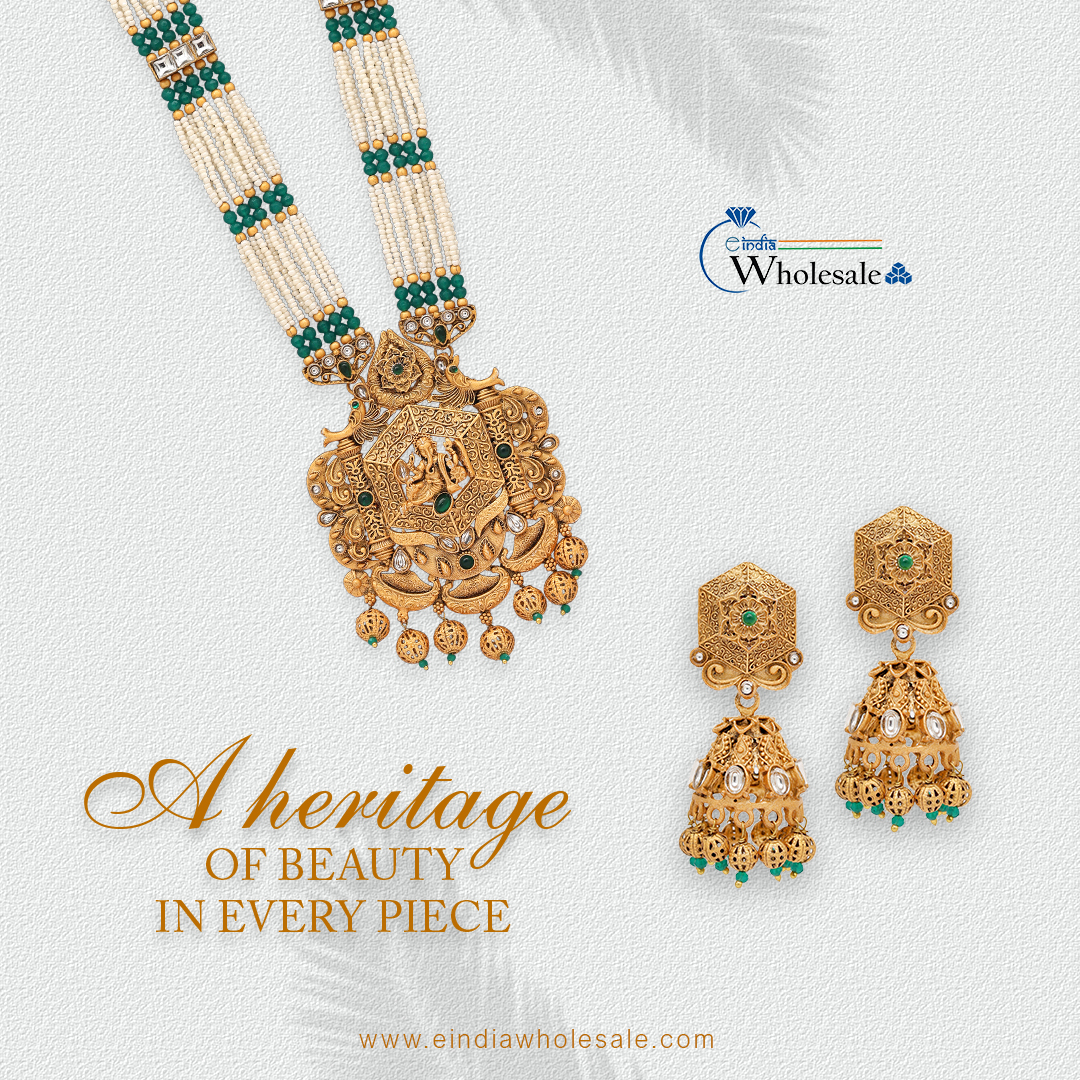 Wholesale temple necklaces - A heritage of beauty in every piece