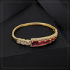 Ruby Color American Diamond Bracelet (ADB272RUBY)