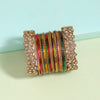 Multi Color American Diamond Bangle Set: Size: 2.6 (ADB286MLT-2.6)