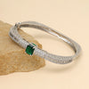 Green Color American Diamond Bracelet (ADB304GRN)