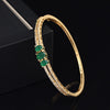 Green Color American Diamond Bracelet (ADB307GRN)