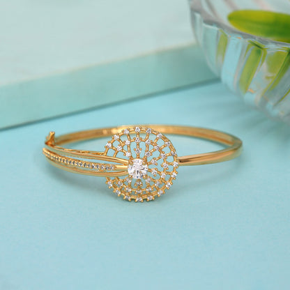 White Color American Diamond Bracelet (ADB317WHT)