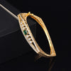 Green Color American Diamond Bracelet (ADB321GRN)