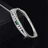 Green Color American Diamond Bracelet (ADB322GRN)