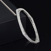 Silver Color American Diamond Bracelet (ADB331SLV)