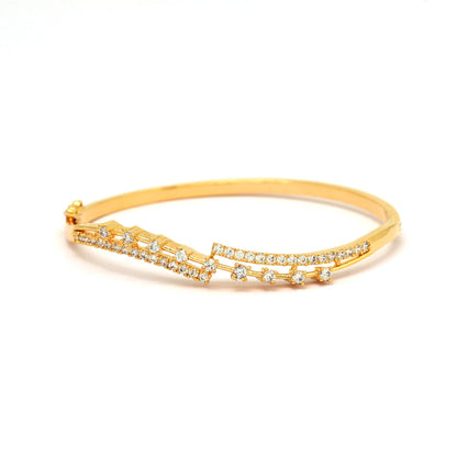 White Color American Diamond Bracelet (ADB348WHT)