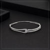 Silver Color American Diamond Bracelet (ADB351SLV)