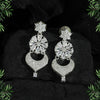 Silver Color American Diamond Earrings (ADE334SLV)