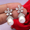 Silver Color American Diamond Earrings (ADE533SLV)