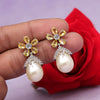 Yellow Color American Diamond Earrings (ADE533YLW)