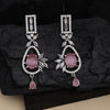 Pink Color American Diamond Earrings (ADE538PNK)
