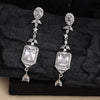 Silver Color American Diamond Earrings (ADE548SLV)