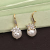 White Color American Diamond Earrings (ADE550WHT)