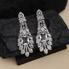 Silver Color American Diamond Earrings (ADE556SLV)