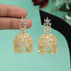Gold Color American Diamond Earrings (ADE562GLD)