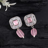 Pink Color American Diamond Earrings (ADE583PNK)