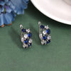 Blue Color American Diamond Earrings (ADE585BLU)