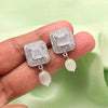 Gray Color American Diamond Earrings (ADE589GRY)