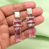 Pink Color American Diamond Earrings (ADE593PNK)