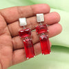 Red Color American Diamond Earrings (ADE593RED)