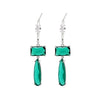 Green Color American Diamond Earrings (ADE599GRN)