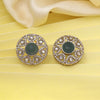 Gray Color American Diamond Earrings (ADE601GRY)