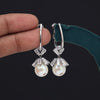 Silver Color American Diamond Earrings (ADE605SLV)