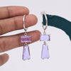 Light Purple Color American Diamond Earrings (ADE606LPRP)