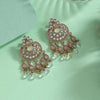 Baby Pink Color American Diamond Earrings (ADE619BPNK)