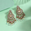 Baby Pink Color American Diamond Earrings (ADE620BPNK)