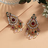 Multi Color American Diamond Earrings (ADE621MLT)