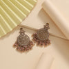 Baby Pink Color American Diamond Earrings (ADE622BPNK)