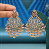 Baby Pink Color American Diamond Earrings (ADE623BPNK)