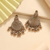 White Color American Diamond Earrings (ADE623WHT)