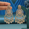 Gold Color American Diamond Earrings (ADE624GLD)