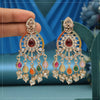 Multi Color American Diamond Earrings (ADE624MLT)