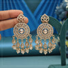 Gold Color American Diamond Earrings (ADE625GLD)