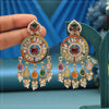 Multi Color American Diamond Earrings (ADE625MLT)