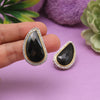 Black Color American Diamond Earrings