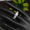 Silver Color American Diamond Finger Ring (ADR556SLV)