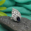 Blue Color American Diamond Finger Ring (ADR557BLU)