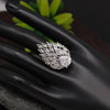 Silver Color American Diamond Finger Ring (ADR557SLV)