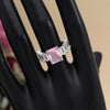 Pink Color American Diamond Finger Ring (ADR558PNK)