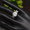 Silver Color American Diamond Finger Ring (ADR558SLV)
