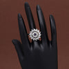 Purple Color American Diamond Finger Ring (ADR560PRP)