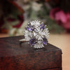 Purple Color American Diamond Finger Ring (ADR569PRP)