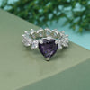 Purple Color American Diamond Finger Ring (ADR577PRP)