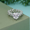 Silver Color American Diamond Finger Ring (ADR577SLV)