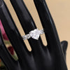 Silver Color American Diamond Finger Ring (ADR577SLV)