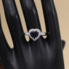 Blue Color American Diamond Finger Ring (ADR578BLU)